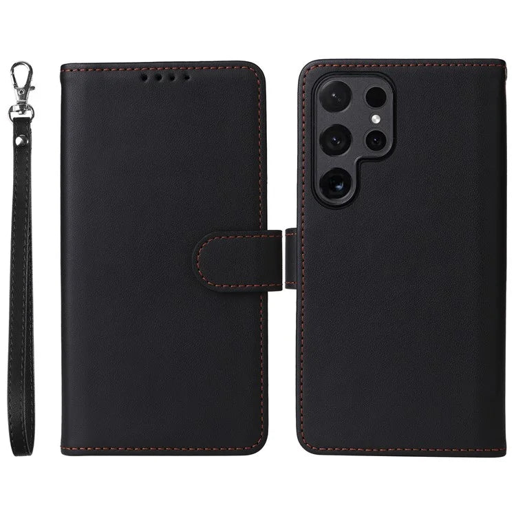 BETOPNICE 005 For Samsung Galaxy S24 Ultra Leather Case Magnetic Detachable Phone Cover