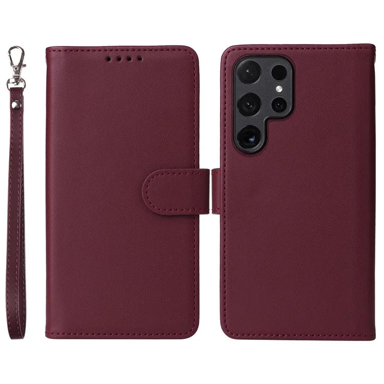 BETOPNICE 005 For Samsung Galaxy S24 Ultra Leather Case Magnetic Detachable Phone Cover