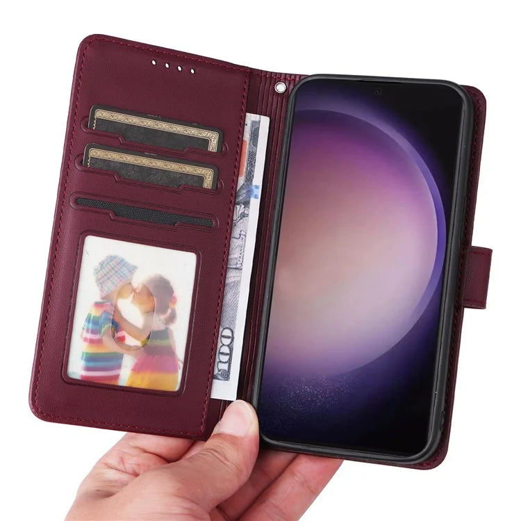 BETOPNICE 005 For Samsung Galaxy S24 Ultra Leather Case Magnetic Detachable Phone Cover