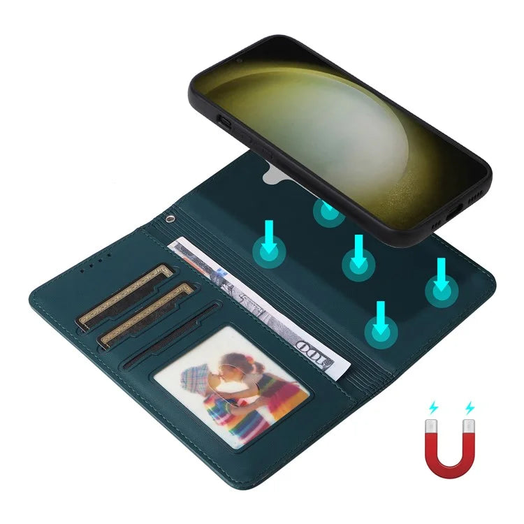 BETOPNICE 005 For Samsung Galaxy S24+ Leather Case Phone Wallet Detachable 2-in-1