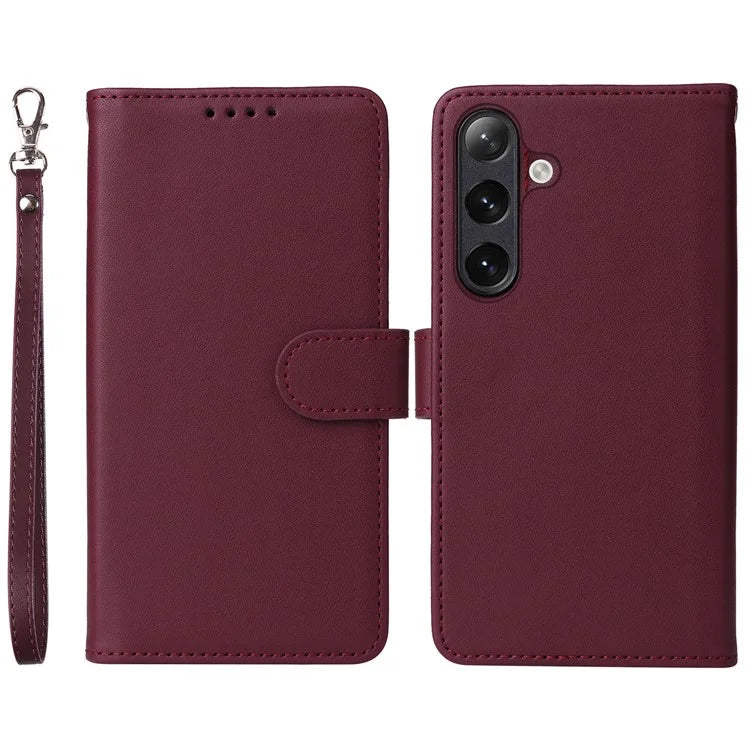 BETOPNICE 005 For Samsung Galaxy S24+ Leather Case Phone Wallet Detachable 2-in-1