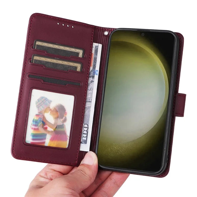 BETOPNICE 005 For Samsung Galaxy S24+ Leather Case Phone Wallet Detachable 2-in-1