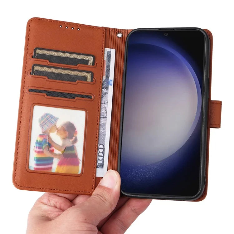 BETOPNICE 005 For Samsung Galaxy S24 Wallet Phone Case Detachable Leather Cover