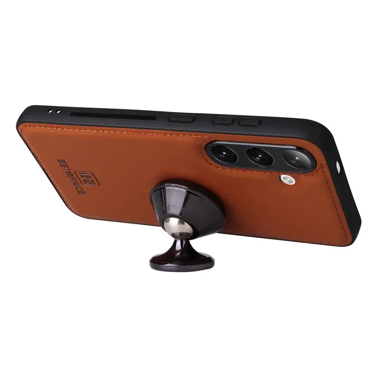 BETOPNICE 005 For Samsung Galaxy S24 Wallet Phone Case Detachable Leather Cover