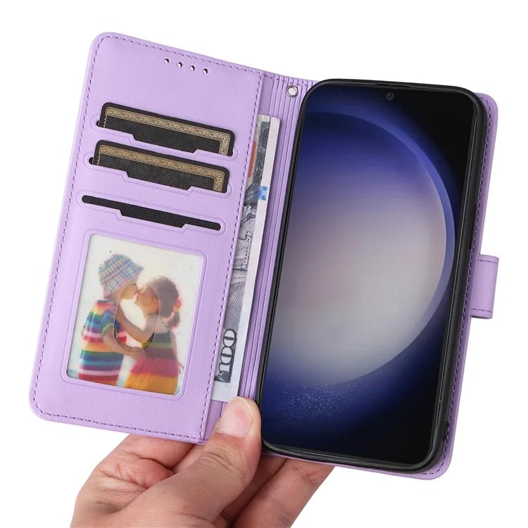 BETOPNICE 005 For Samsung Galaxy S24 Wallet Phone Case Detachable Leather Cover