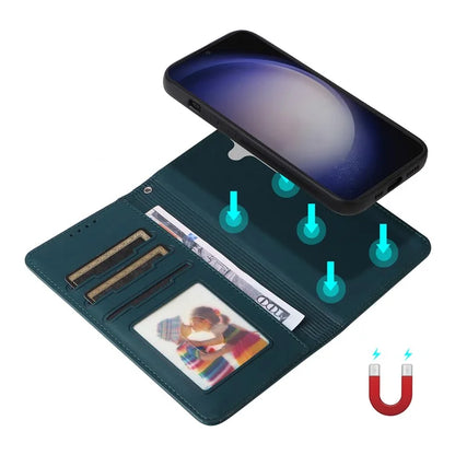 BETOPNICE 005 For Samsung Galaxy S24 Wallet Phone Case Detachable Leather Cover
