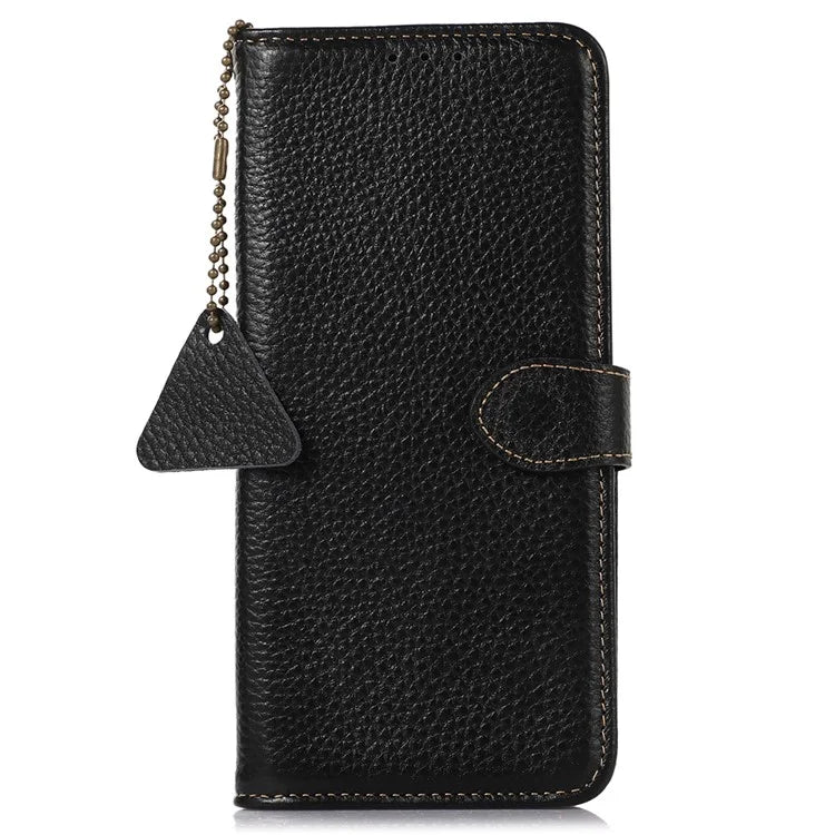For Samsung Galaxy Xcover 7 RFID Blocking Phone Case Genuine Cow Leather Cover