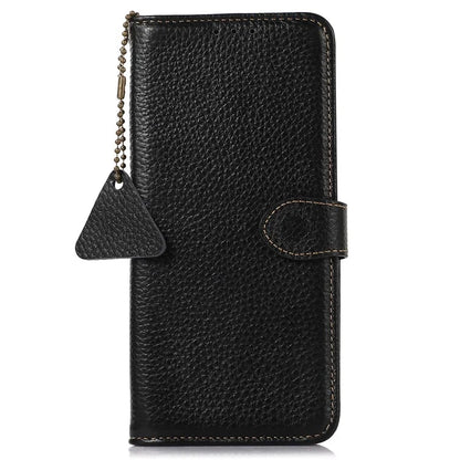 For Samsung Galaxy Xcover 7 RFID Blocking Phone Case Genuine Cow Leather Cover