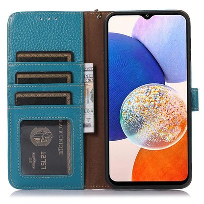 For Xiaomi Redmi Note 13R Pro 5G Genuine Cow Leather Phone Case with Card Slots