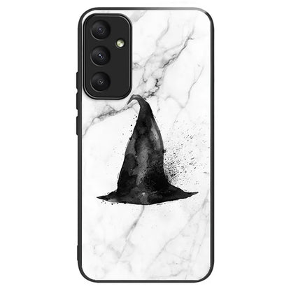 For Samsung Galaxy A55 5G Phone Back Cover Tempered Glass Pattern Design Case