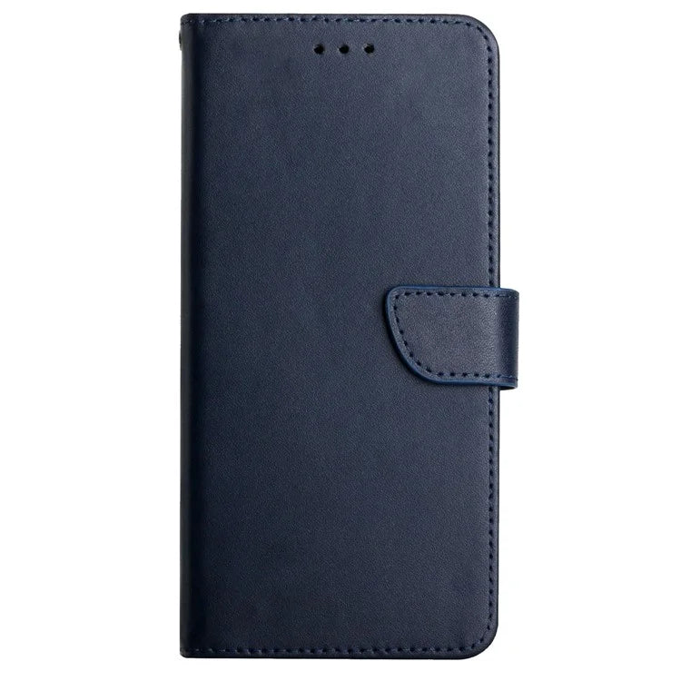 HT02 For Motorola Moto G34 5G Wallet Phone Case Nappa Texture Genuine Cow Leather Cover