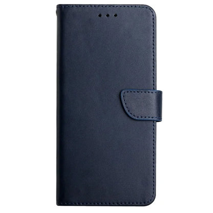 HT02 For Motorola Moto G34 5G Wallet Phone Case Nappa Texture Genuine Cow Leather Cover