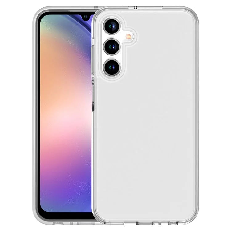 For Samsung Galaxy A35 5G Clear Case Hard PC + Soft TPU Anti-Scratch Phone Cover
