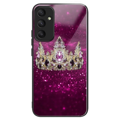 For Samsung Galaxy A35 5G Tempered Glass Phone Case Pattern Drop Protection
