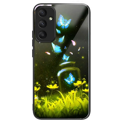 For Samsung Galaxy A35 5G Tempered Glass Phone Case Pattern Drop Protection