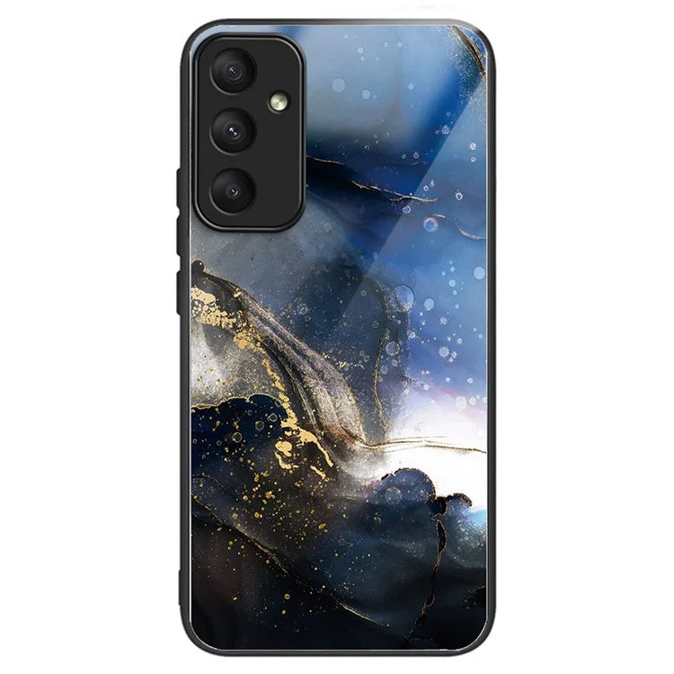 For Samsung Galaxy A35 5G Tempered Glass Phone Case Pattern Drop Protection