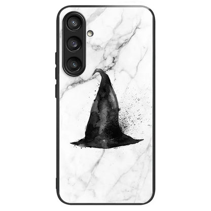 For Samsung Galaxy S23 FE Protective Phone Case Tempered Glass Pattern Printing