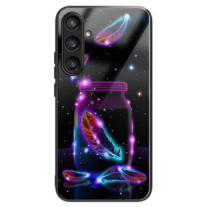 For Samsung Galaxy S23 FE Protective Phone Case Tempered Glass Pattern Printing