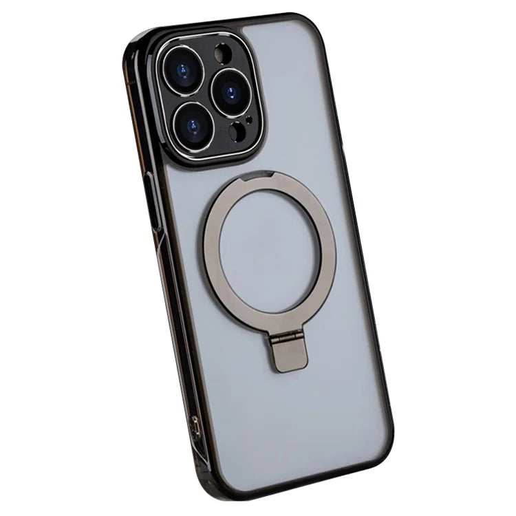 For iPhone 14 Pro Max Kickstand Case TPU+PC Phone Cover Compatible with MagSafe