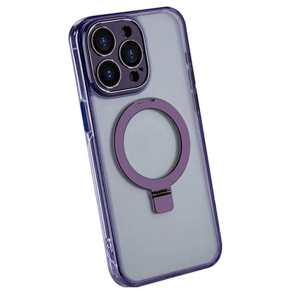For iPhone 14 Pro Max Kickstand Case TPU+PC Phone Cover Compatible with MagSafe