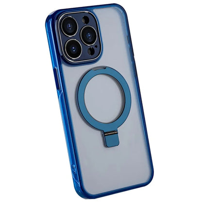 For iPhone 14 Pro Max Kickstand Case TPU+PC Phone Cover Compatible with MagSafe
