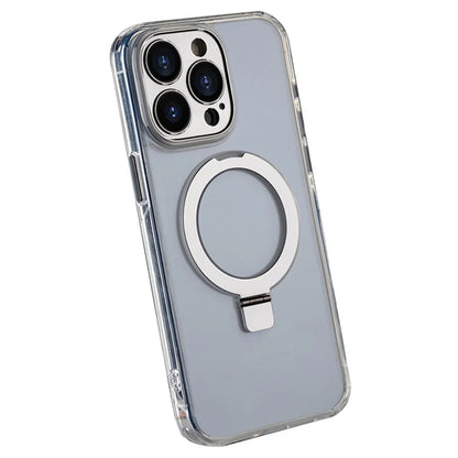 For iPhone 14 Pro Slim Case TPU+PC Kickstand Phone Case Compatible with MagSafe