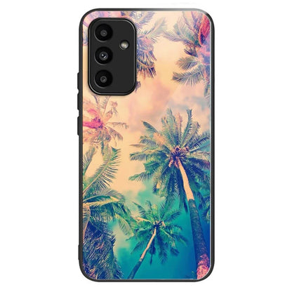 For Samsung Galaxy A15 4G / 5G Tempered Glass Case Drop-proof Protection Pattern Print