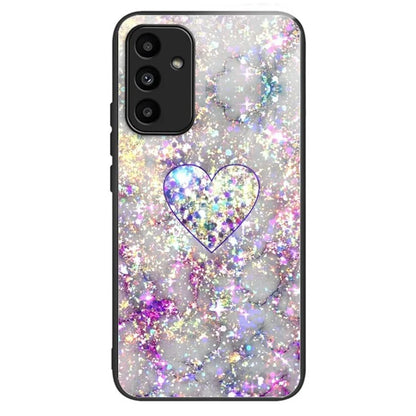 For Samsung Galaxy A15 4G / 5G Tempered Glass Case Drop-proof Protection Pattern Print