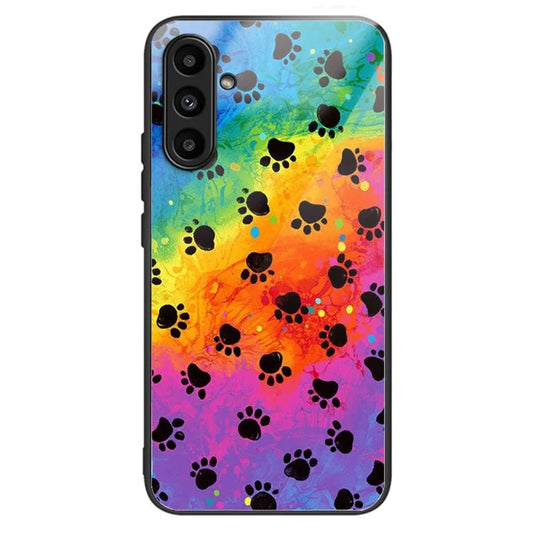 For Samsung Galaxy A14 4G / 5G Phone Cover Pattern Printing Tempered Glass Case