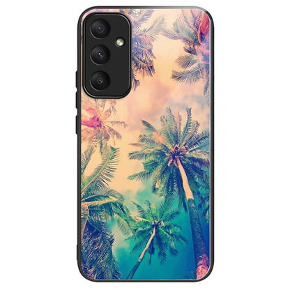 For Samsung Galaxy A55 5G Tempered Glass Phone Case with TPU Frame