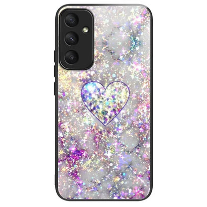 For Samsung Galaxy A55 5G Tempered Glass Phone Case with TPU Frame