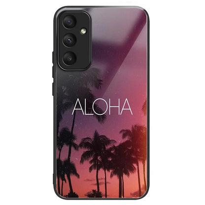 For Samsung Galaxy A35 5G Phone Case Drop-proof Tempered Glass Cover