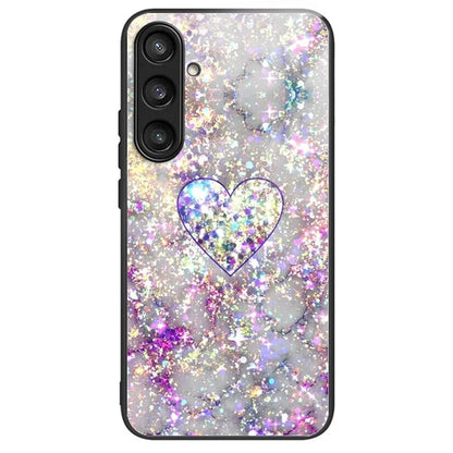 For Samsung Galaxy S24+ Phone Case Tempered Glass Back + TPU Frame