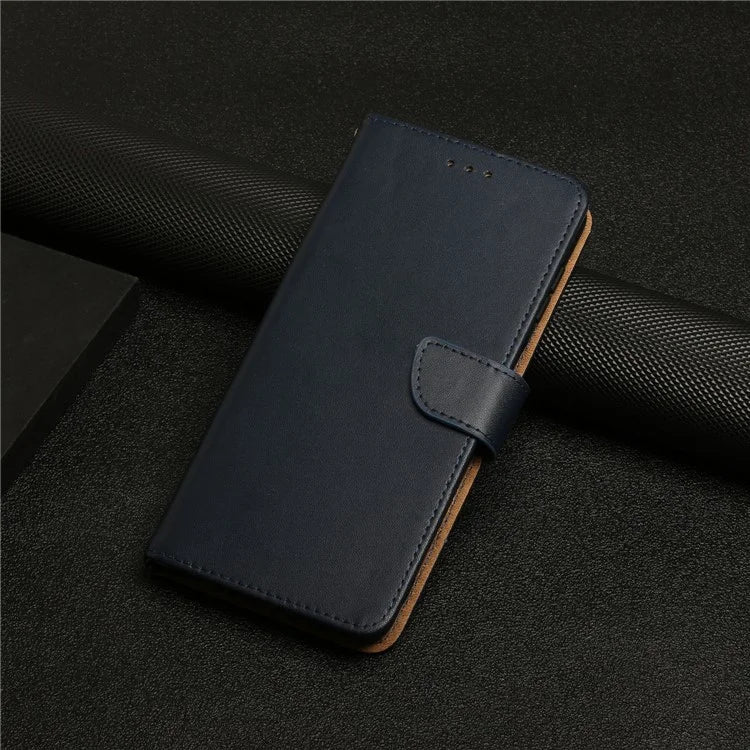 HT02 For ZTE Libero 5G IV Genuine Cow Leather Wallet Case Flip Phone Cover