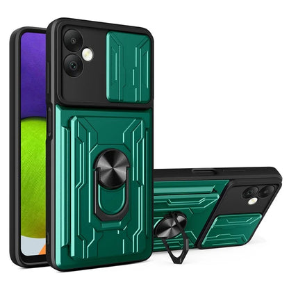 For Samsung Galaxy A05 4G Case Kickstand Anti-fall PC+TPU Phone Protector