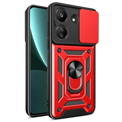 For Xiaomi Redmi 13C 4G / Poco C65 4G Case Anti-scratch TPU+PC Kickstand Phone Cover