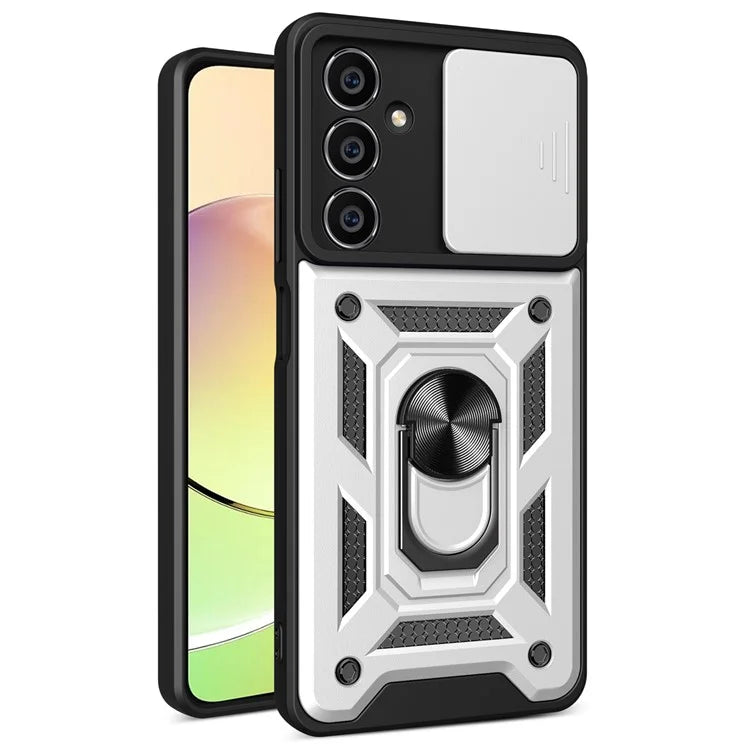 For Samsung Galaxy A05s 4G Cell Phone Case Slide Lens Protection Kickstand Back Shell