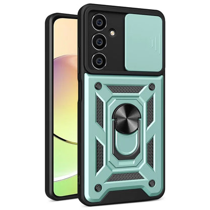 For Samsung Galaxy A05s 4G Cell Phone Case Slide Lens Protection Kickstand Back Shell