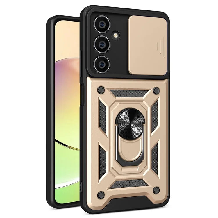 For Samsung Galaxy A05s 4G Cell Phone Case Slide Lens Protection Kickstand Back Shell