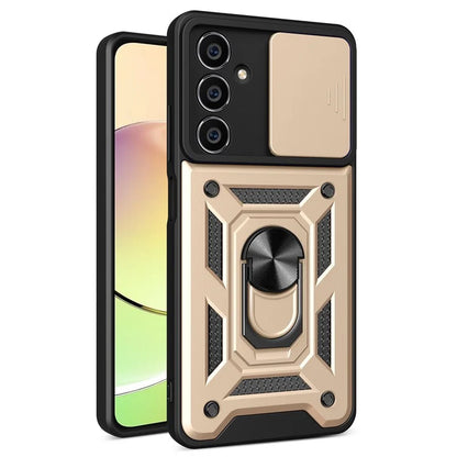 For Samsung Galaxy A05s 4G Cell Phone Case Slide Lens Protection Kickstand Back Shell