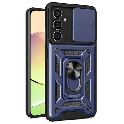 For Samsung Galaxy A05s 4G Cell Phone Case Slide Lens Protection Kickstand Back Shell