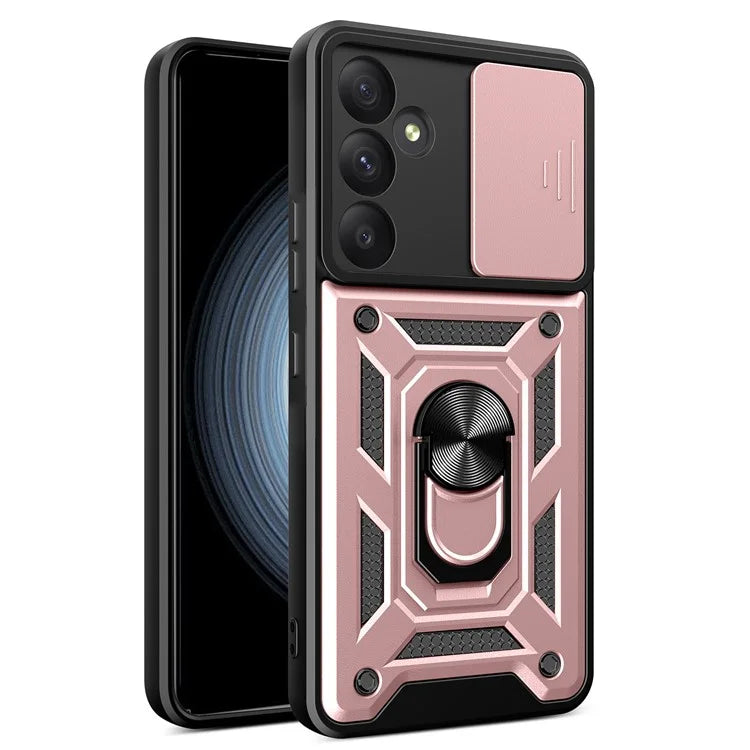For Samsung Galaxy A35 5G Case Slim-Fit PC+TPU Kickstand Protective Back Shell