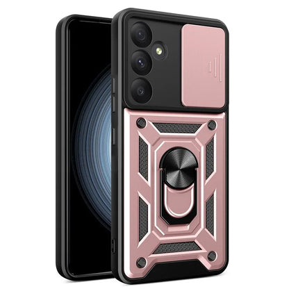 For Samsung Galaxy A35 5G Case Slim-Fit PC+TPU Kickstand Protective Back Shell