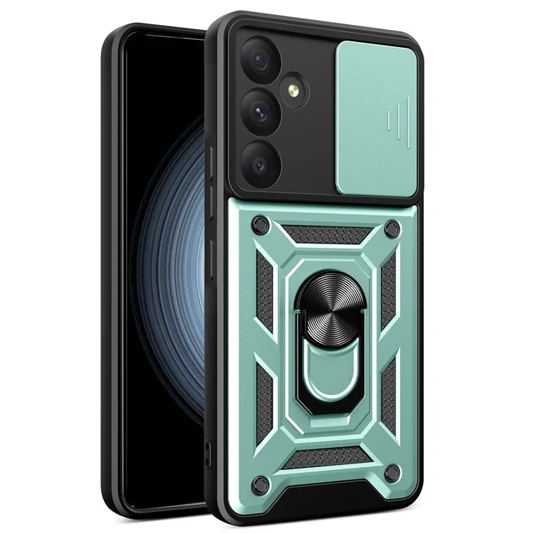 For Samsung Galaxy A35 5G Case Slim-Fit PC+TPU Kickstand Protective Back Shell
