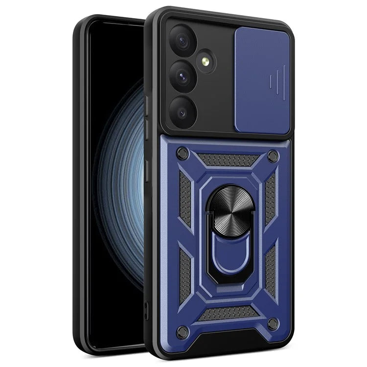 For Samsung Galaxy A35 5G Case Slim-Fit PC+TPU Kickstand Protective Back Shell