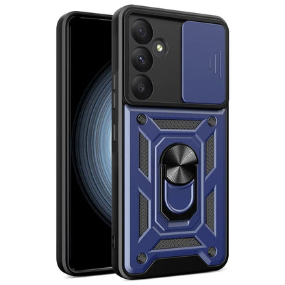 For Samsung Galaxy A35 5G Case Slim-Fit PC+TPU Kickstand Protective Back Shell