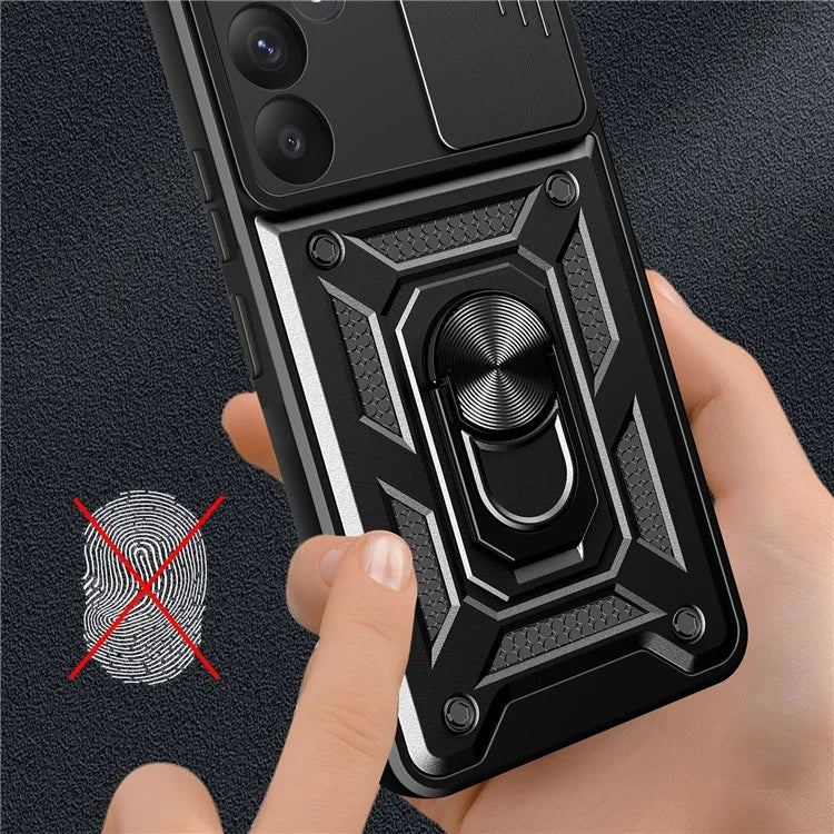 For Samsung Galaxy A35 5G Case Slim-Fit PC+TPU Kickstand Protective Back Shell