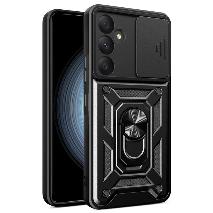 For Samsung Galaxy A35 5G Case Slim-Fit PC+TPU Kickstand Protective Back Shell