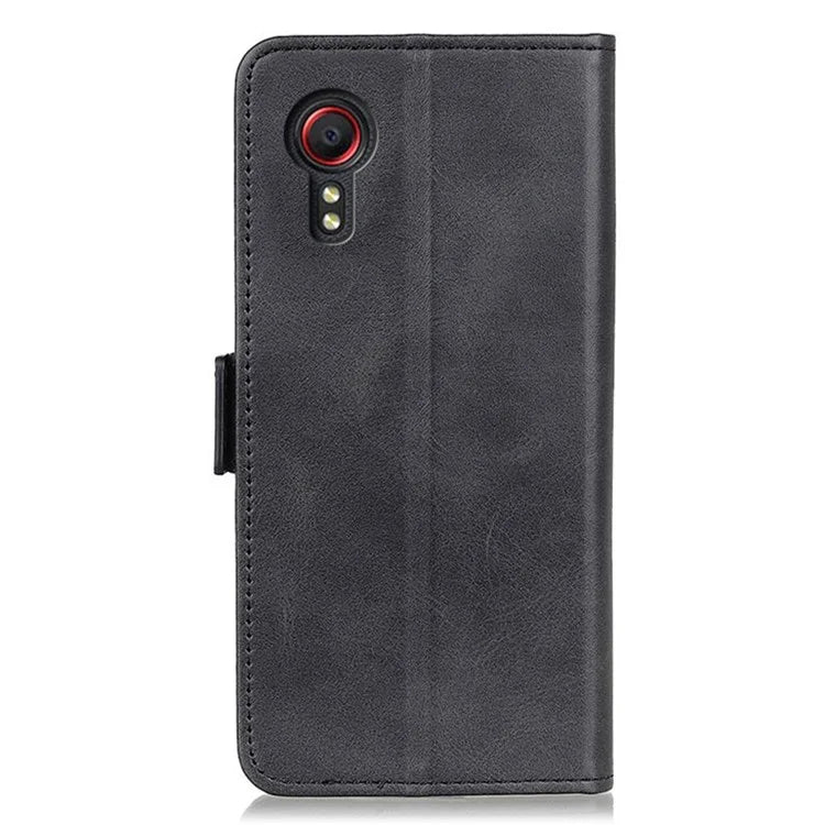 For Samsung Galaxy Xcover 7 Leather Folio Wallet Case Stand Protective Flip Phone Cover