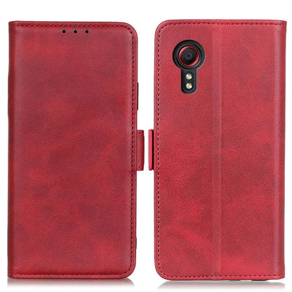 For Samsung Galaxy Xcover 7 Leather Folio Wallet Case Stand Protective Flip Phone Cover